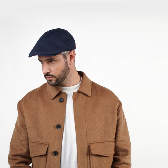 Marone Other - Marone Luxury 100% Cashmere Cap - Handmade in Italy Navy Blue - Size Large